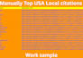 do top usa local citations manually
